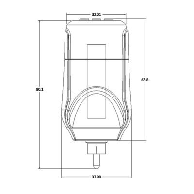 Grey Color RCA Wireless Tattoo Battery Portable Mini With Aluminum Material