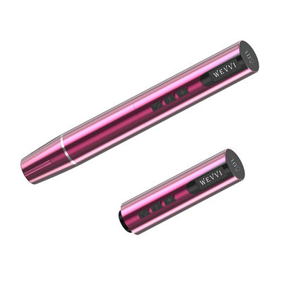 Custom Logo Makeup Tattoo Machine Wireless Rotary PMU Pink Color