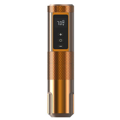 4.5mm Stroke Wireless Tattoo Machine , Lithium Polymer Battery Powered Tattoo Pen